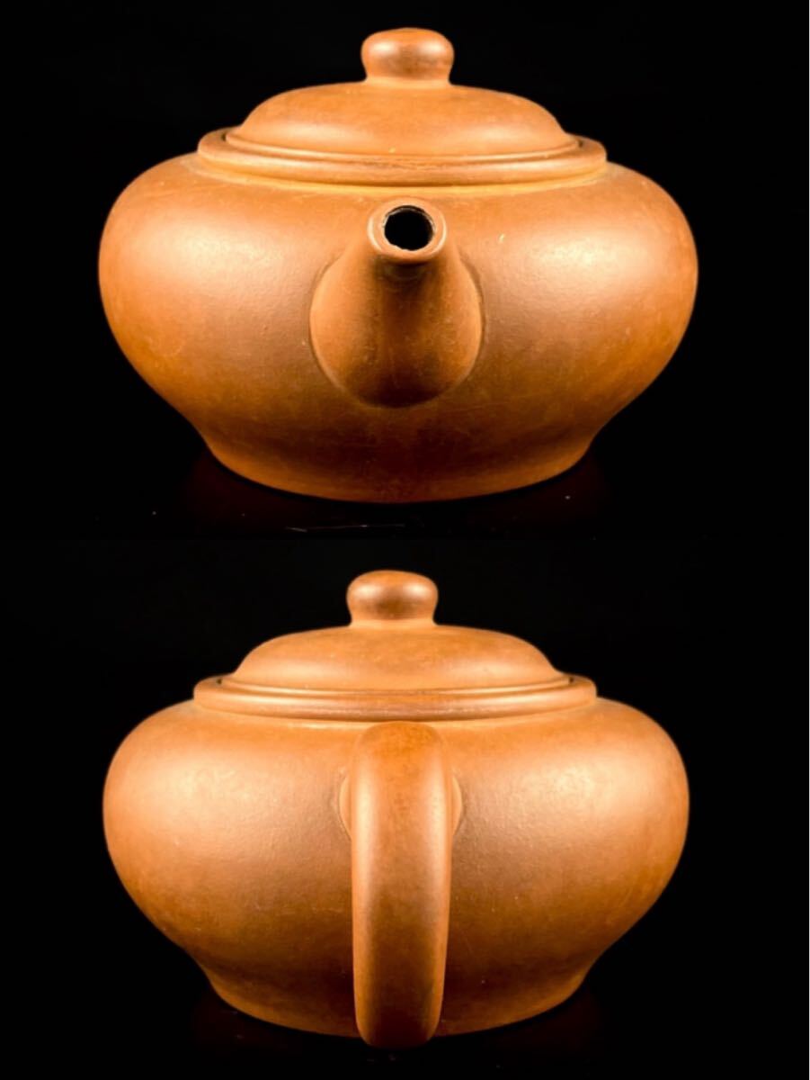 唐物 朱泥 急須 在銘 在印 紫砂 紫泥 茶壷 茶器 中国宜興 中国古玩_画像3