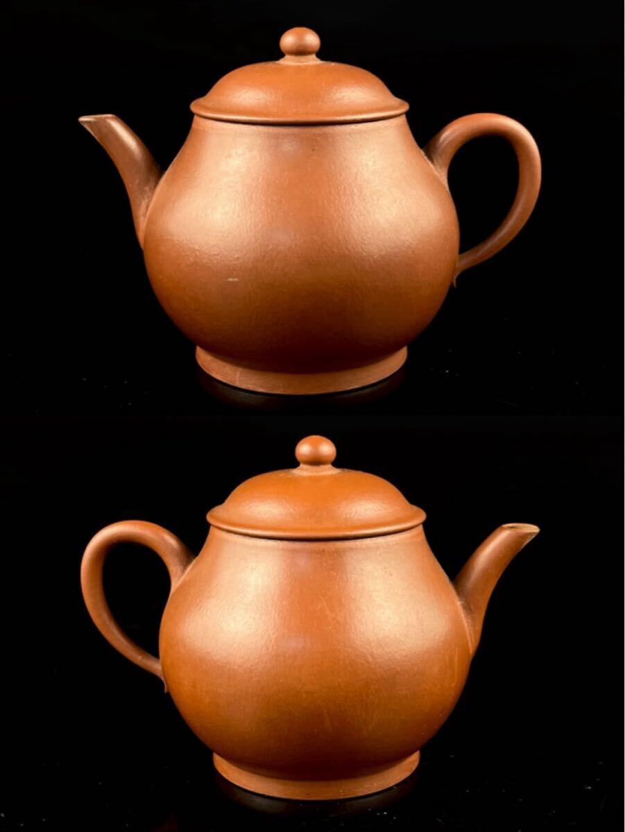 唐物 朱泥 相葉坐題詩 逸公 急須 紫砂 紫泥 茶壷 茶器 中国宜興 中国古玩(1b1111ka 50)_画像2