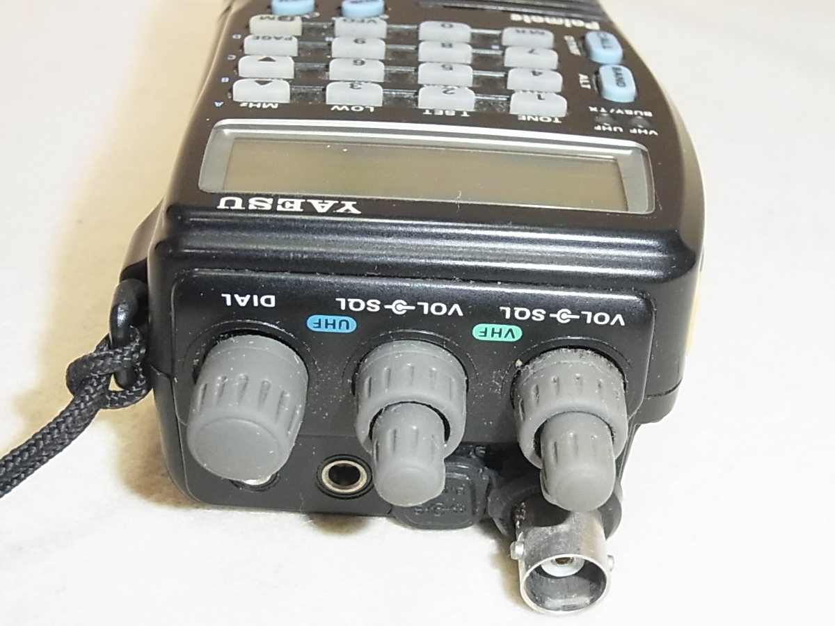 YAESU ヤエス FT-729 144/430MHz FMハンディ機 内蔵スピーカー交換跡有 中古品_画像6