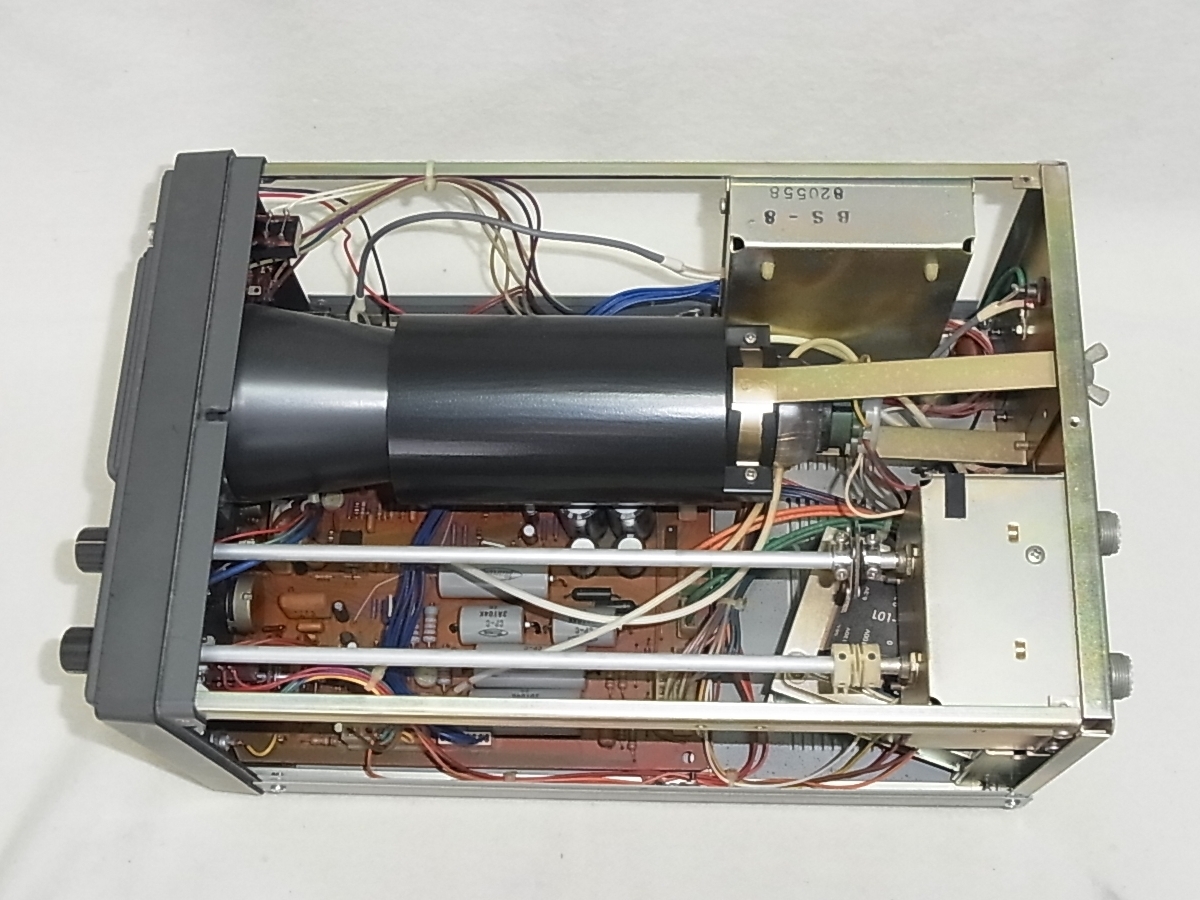 TRIO トリオ SM-220 STATION MONITOR ステーションモニター BS-8 バンドスコープユニット内蔵 点しか表示せず 中古ジャンク品_画像7