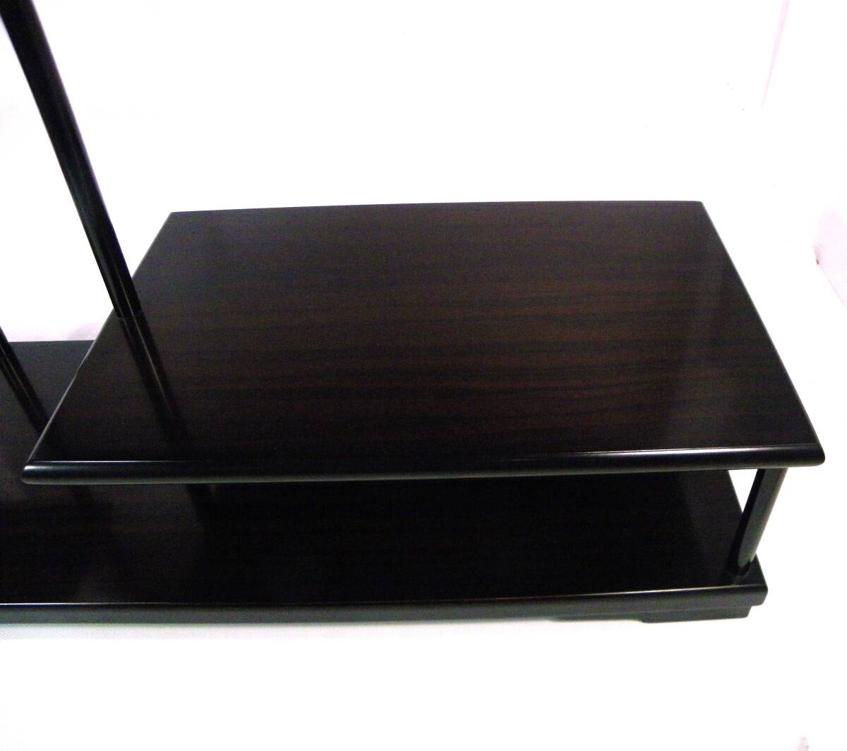 ゆうパック.140サイズ送料記載済み　飾り台 違い棚　香炉.花器.銅像.その他.小物等　床の間にH/33.5ｃｍ位　60ｃｍ位ｘ20ｃｍ位（赤枠.楽）_画像8