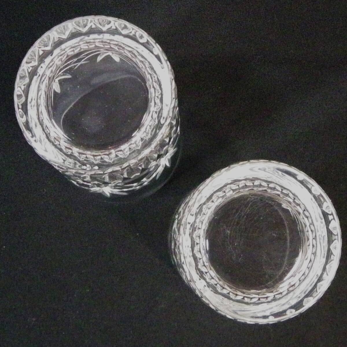 ゆうパック.60サイズ送料記載み　クリスタルグラス　ペア　ブランディー.ウヰスキー.ビール.日本酒.焼酎.なんでもOK　（赤枠.楽）_画像3