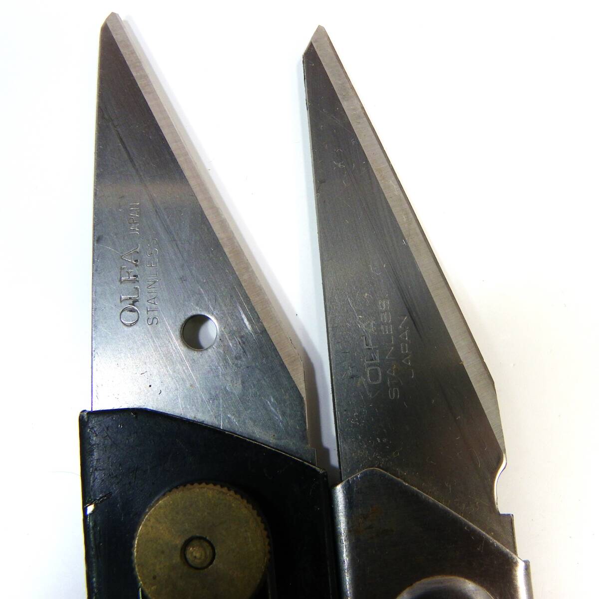 定形外郵便.270円発送OK オルファ OLFA クラフトナイフXL クラフトナイフ-L ナイフ 2本セット ハンドクラフト USEDです(赤枠.楽)_画像4