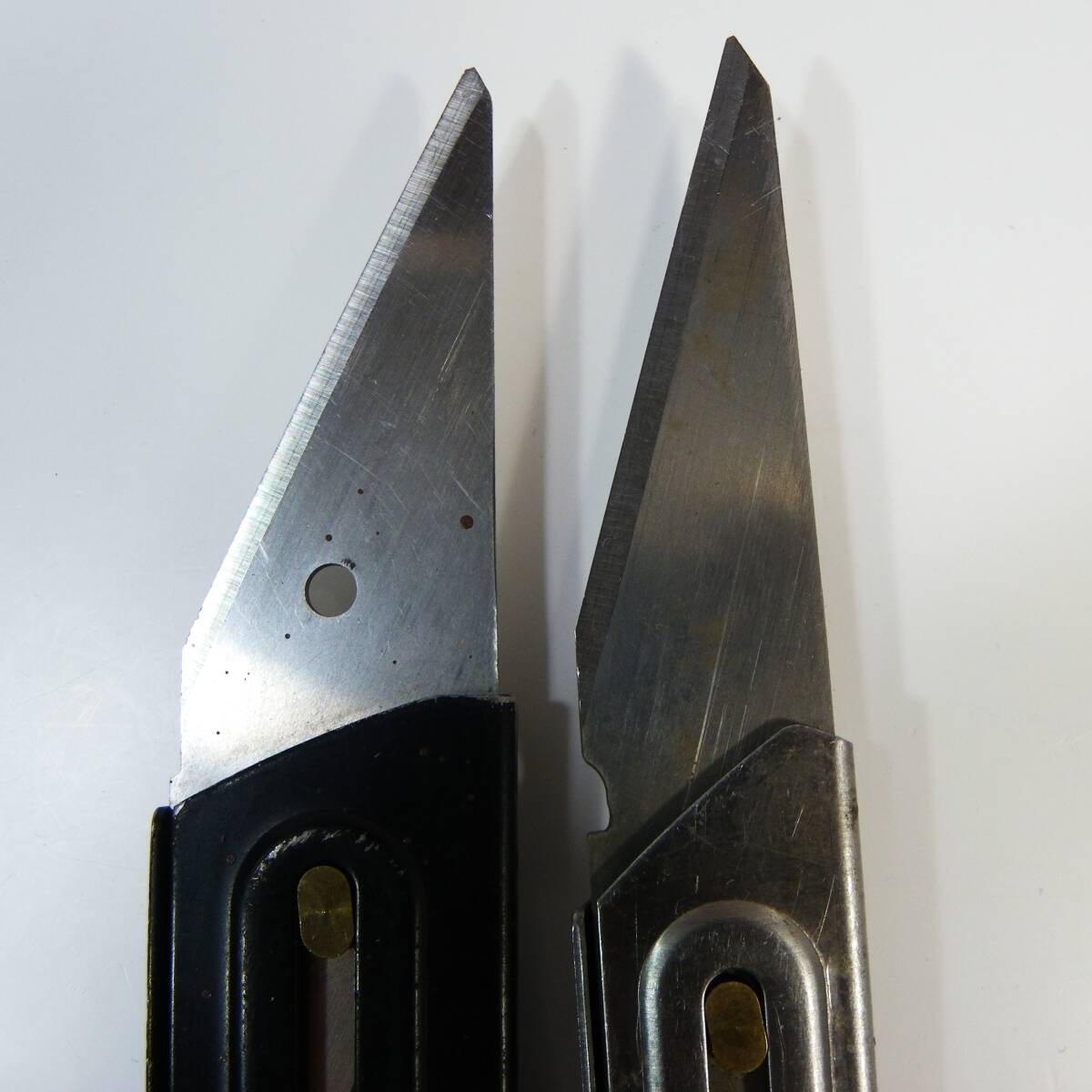 定形外郵便.270円発送OK オルファ OLFA クラフトナイフXL クラフトナイフ-L ナイフ 2本セット ハンドクラフト USEDです(赤枠.楽)_画像5