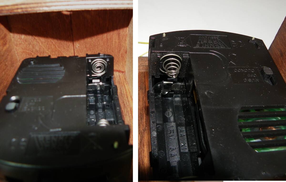 ゆうパック.80サイズ送料記載済み アルプスの少女ハイジ 掛け時計 おじいさんの山小屋 時間はおおむね正確 山羊回転OK(赤枠.楽)_画像8