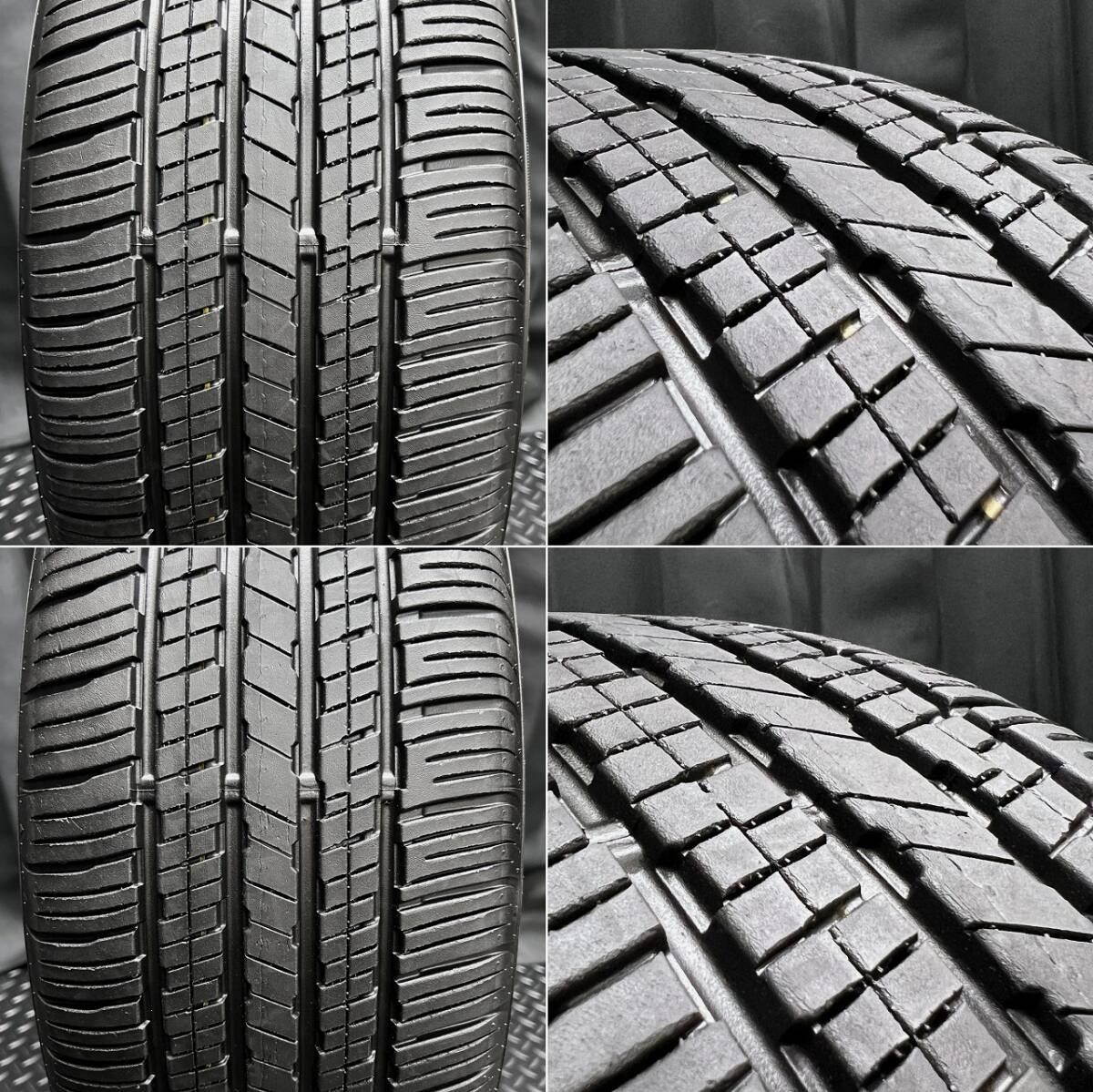 23年製9～9.5分山★GU クロストレック 純正オプション STIホイール&225/55R18 ZIEX ZE001 A/S 4本 S251105-B4/スバル18インチ114.3ブラック_画像3