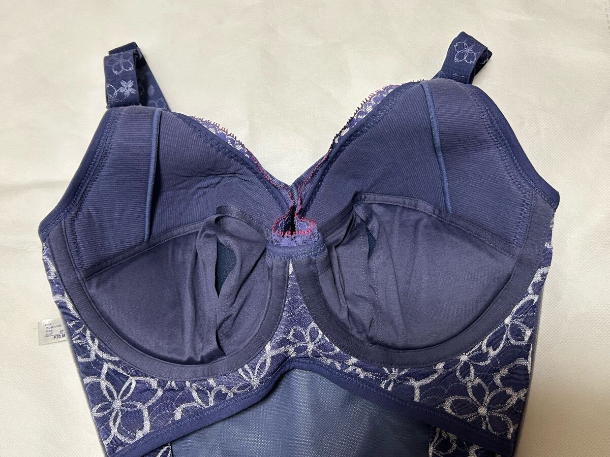 体型補整 補整下着 マルコ アヴァンセサクラ オウブブルー ボディシェイパー　F70 美品_画像4