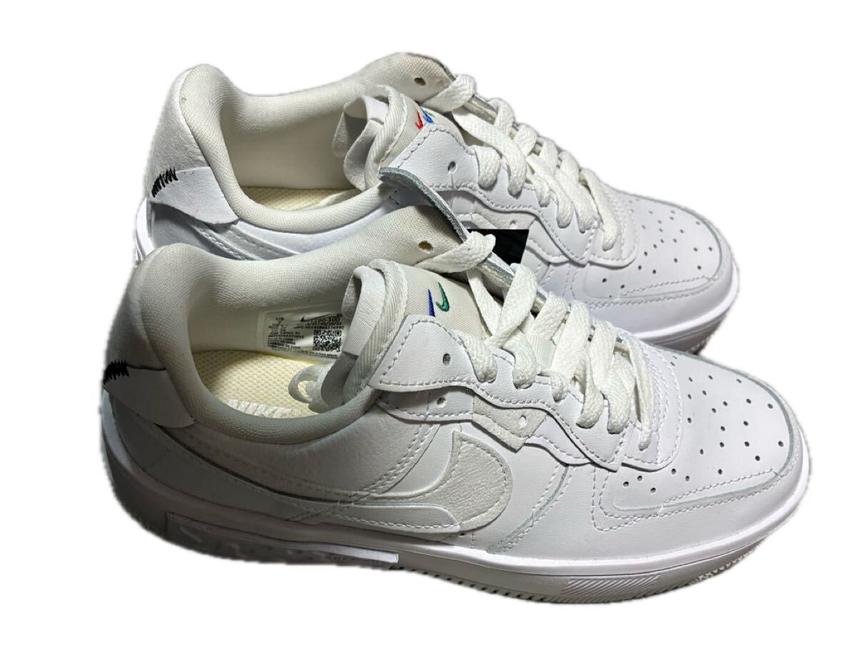 WMNS AIR FORCE 1 FONTANKA TRIPLE WHITE DH1290-100 (ホワイト/ホワイト/ホワイト/ホワイト)24.0センチ 未使用品 箱無し 送料込み_画像5