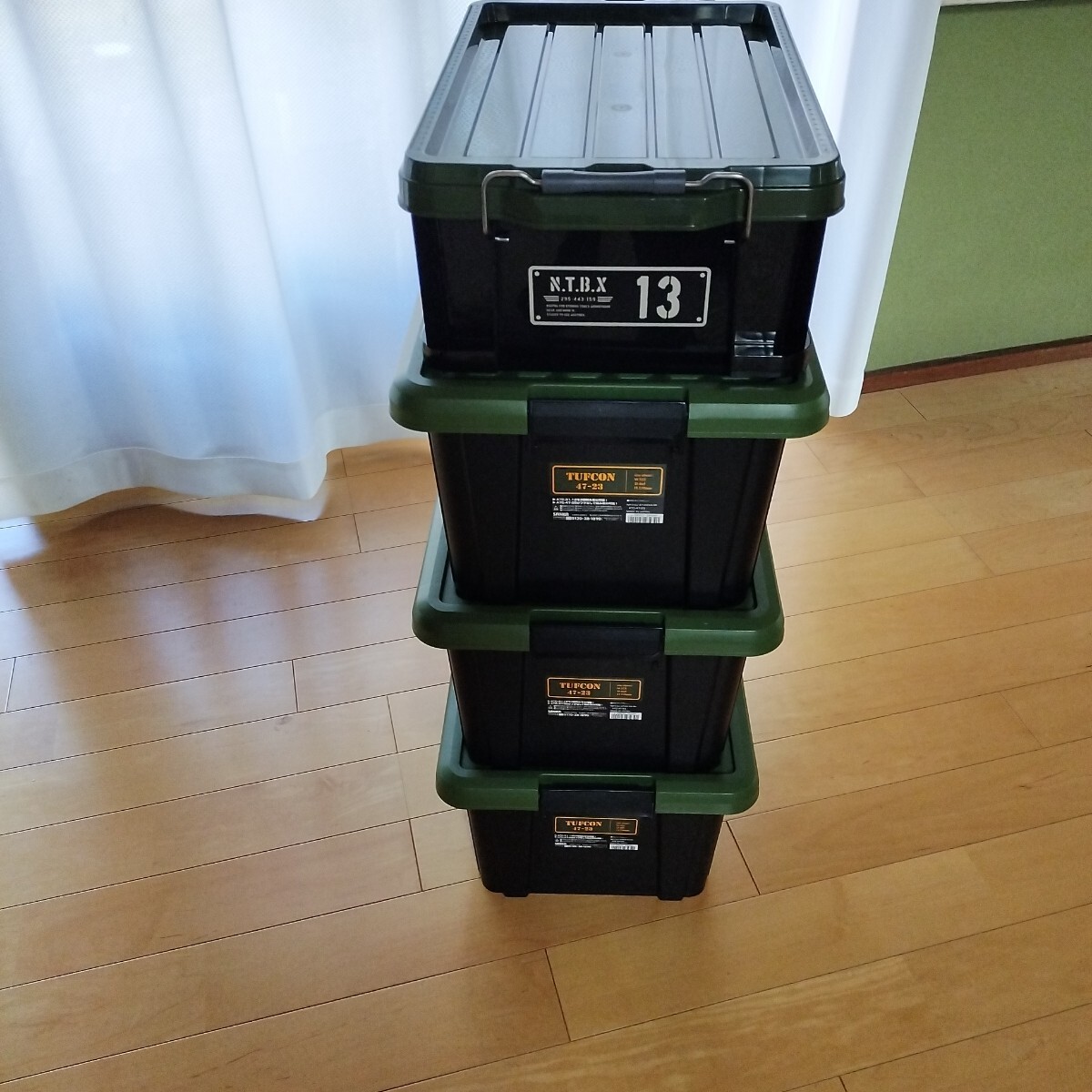 未使用　アステージ　タフコン　コンテナボックス　4個_画像1