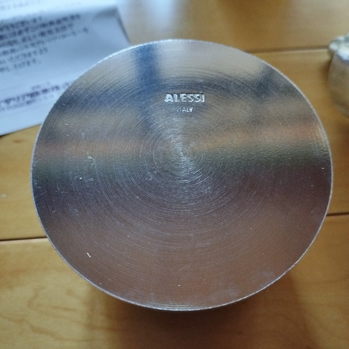 ビンテージ 未使用 ALESSI エスプレッソコーヒーメーカー イタリア製 150cc デミタス3カップ_画像7