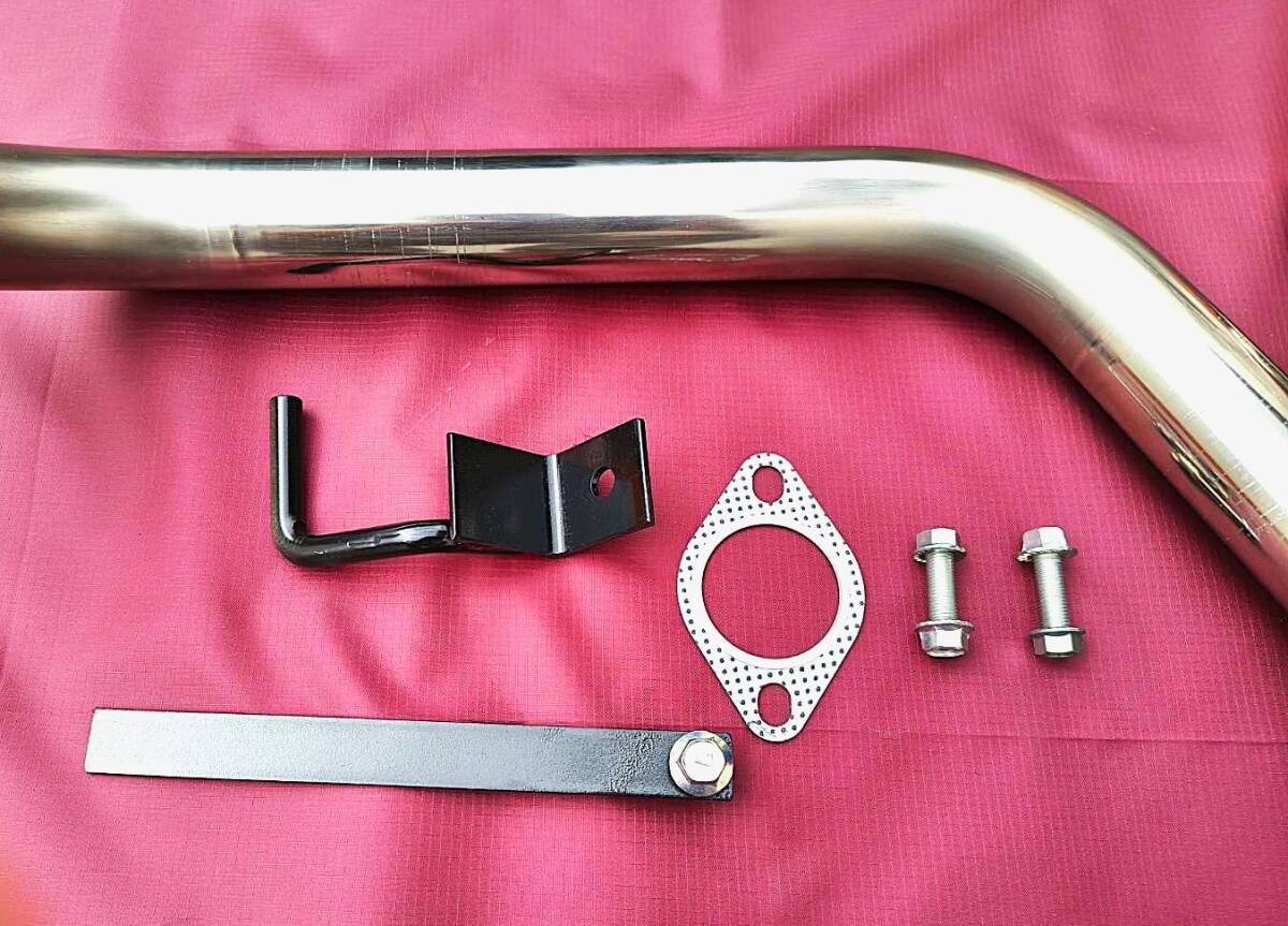 ジムニー JB64W 60.5φ デュアルマフラー 50.8φフルエキゾースト SUS304ステンレス ショートバンパー用_画像5
