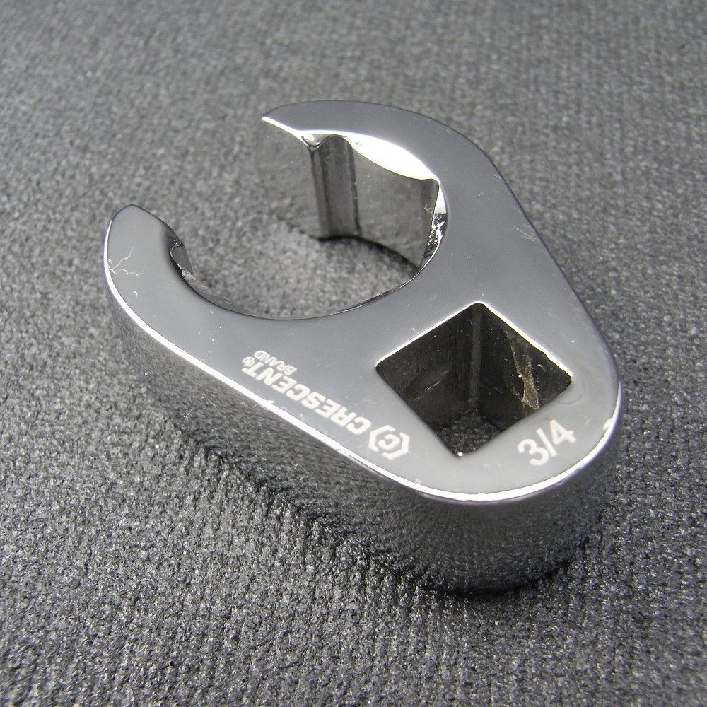 クローフットレンチセット　インチサイズ　差込角９．５　フレアナット　１０ピースセット_画像8