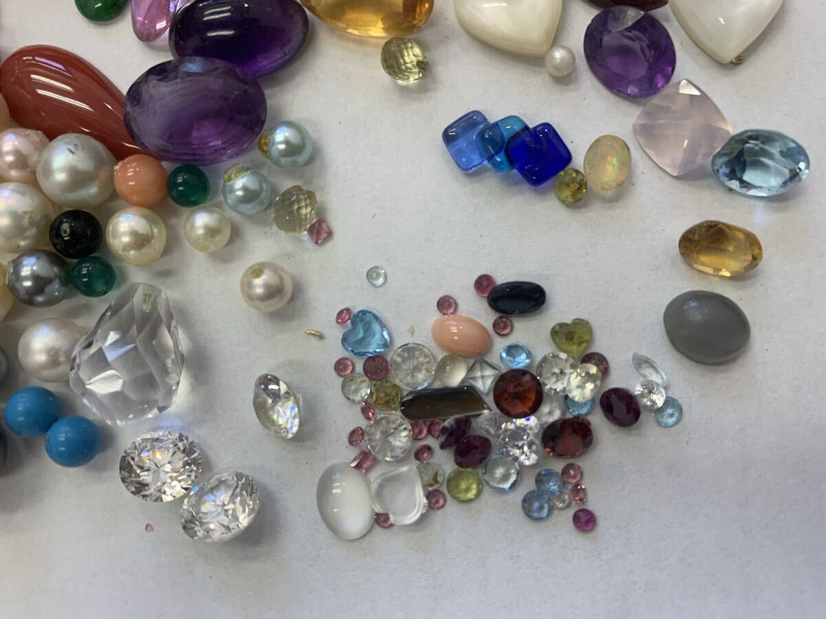 外し石 裸石 色石 天然石 宝石 パール、珊瑚等おまとめ_画像6