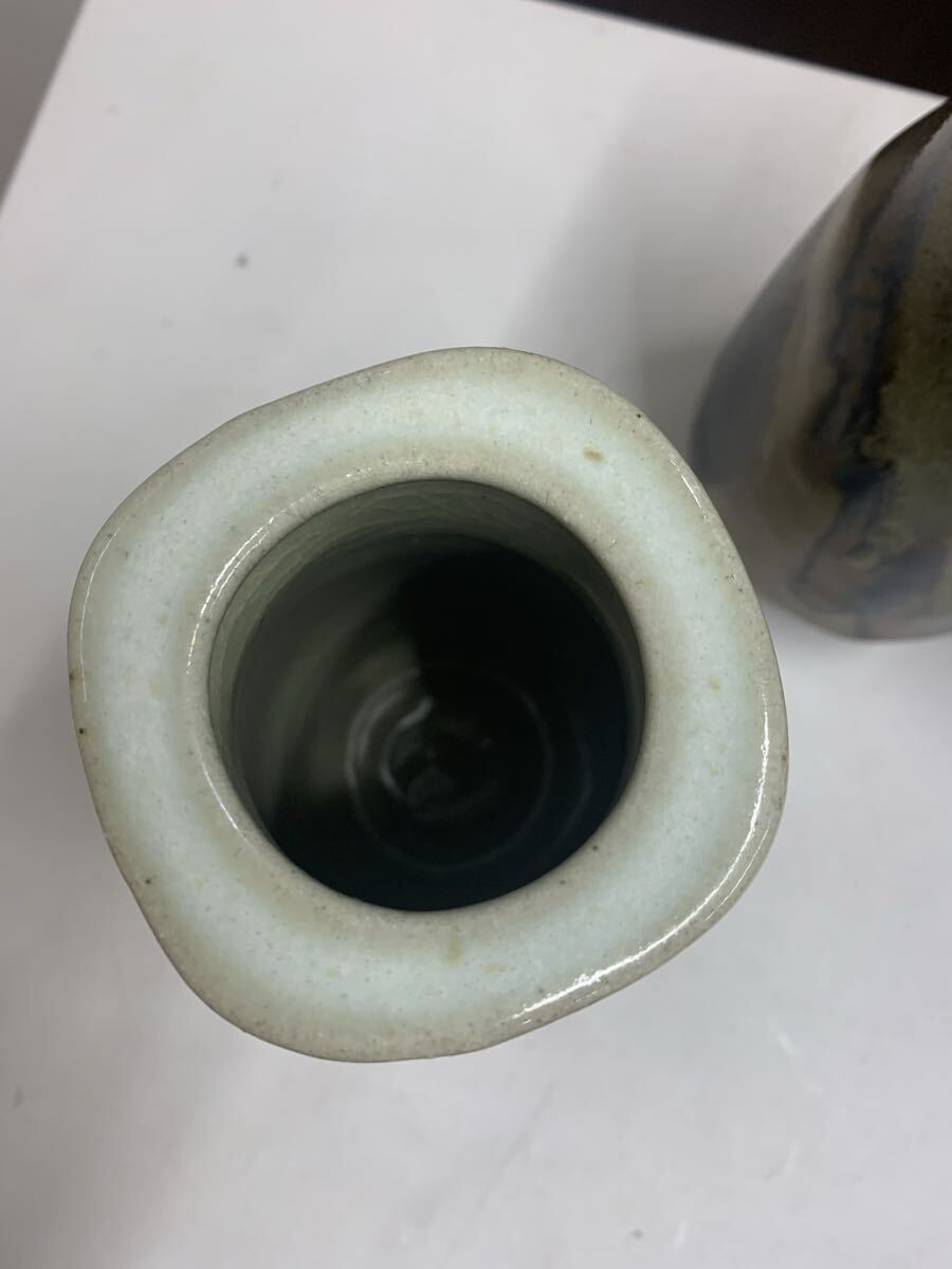 花瓶 花器 花入 工芸品 陶器おまとめ3点_画像3