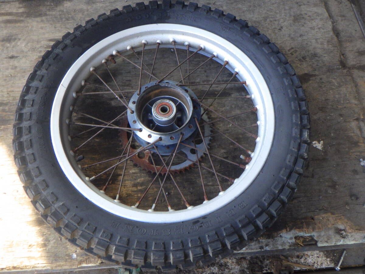 TL125 バイアルス リア ホイール 検(TLM 125 200 220 イーハトーブ ペガサス フィールドトリッパー_画像1
