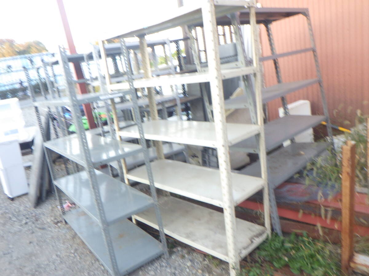 スチールラック 倉庫 収納 メタル 業務用 ラック 10個セット 引き取り_画像1