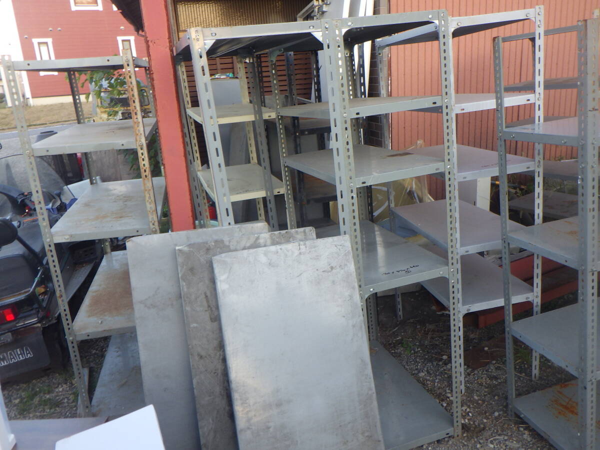 スチールラック 倉庫 収納 メタル 業務用 ラック 10個セット 引き取り_画像3