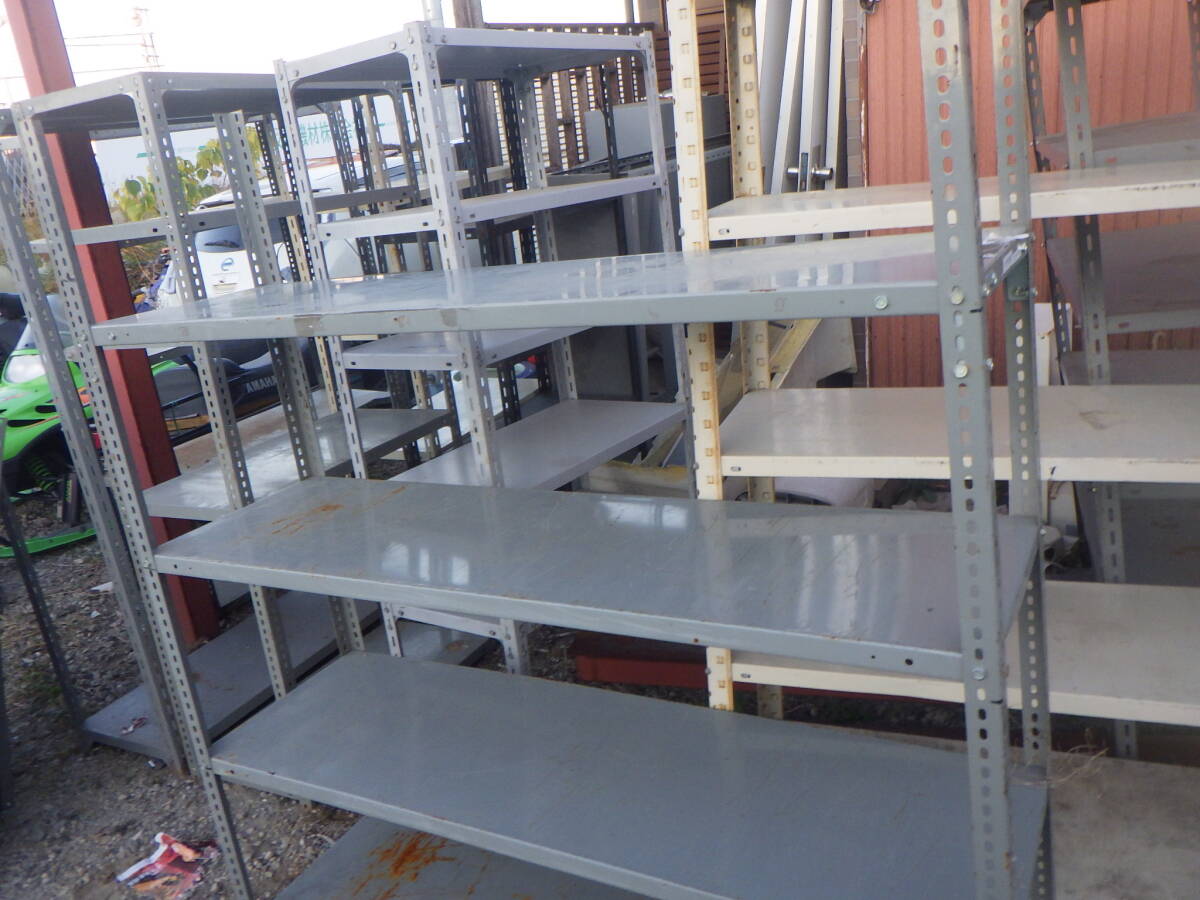 スチールラック 倉庫 収納 メタル 業務用 ラック 10個セット 引き取り_画像2