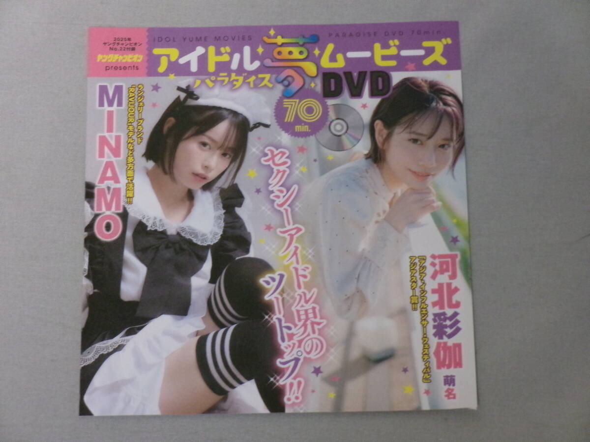 ヤングチャンピオン 22号 付録DVD　在個数2　河北彩伽　MINAMO　近衛りこ　ヤンチャン学園音楽部_画像1