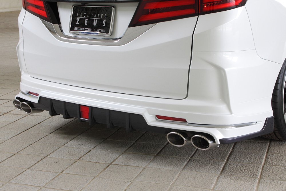 M'z SPEED задний нижний спойлер белый (NH788P) FRP Odyssey RC1 RC2 H25.11~H29.10 absolute /G обвес упаковка MC передний 