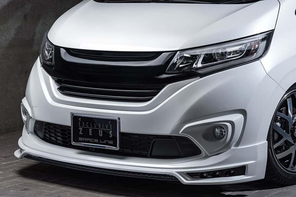 M'z SPEED передняя половина спойлер crystal black pearl (NH731P) FRP Freed GB5 GB6 H28.6~R1.9 MC передний 