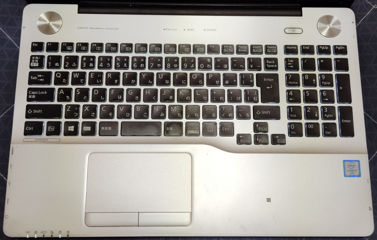 [4K&タッチパネル！回復ドライブ用USB付き＆MS Office2021]LIFEBOOK AH90/X(FMVA90X)Core i7 メモリ8GB/SSD512GB/スピーカー訳アリ_画像2