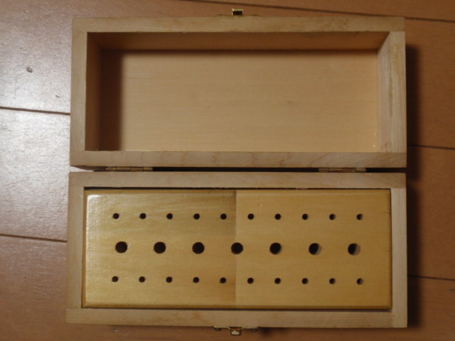 MINITOR-2　MINITOR（ミニター）製ツールスタンド用木箱 TX06 27穴_画像2