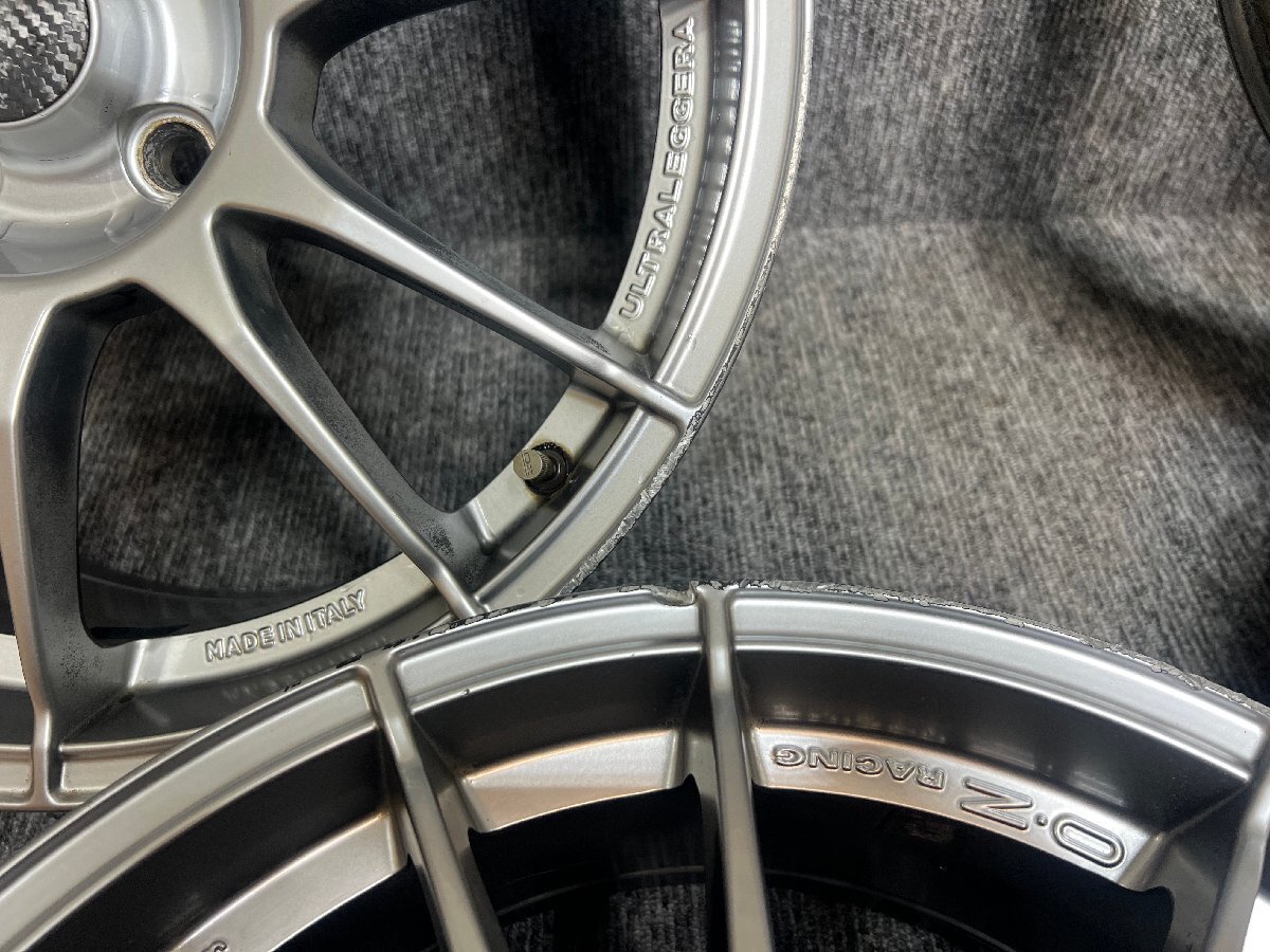 【13619】■O.Z RACING■17インチ アルミホイール 7J+44 PCD:100 4H 4本セット_画像8