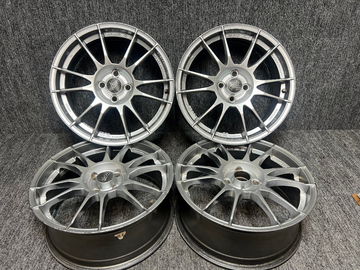【13619】■O.Z RACING■17インチ アルミホイール 7J+44 PCD:100 4H 4本セット_画像1