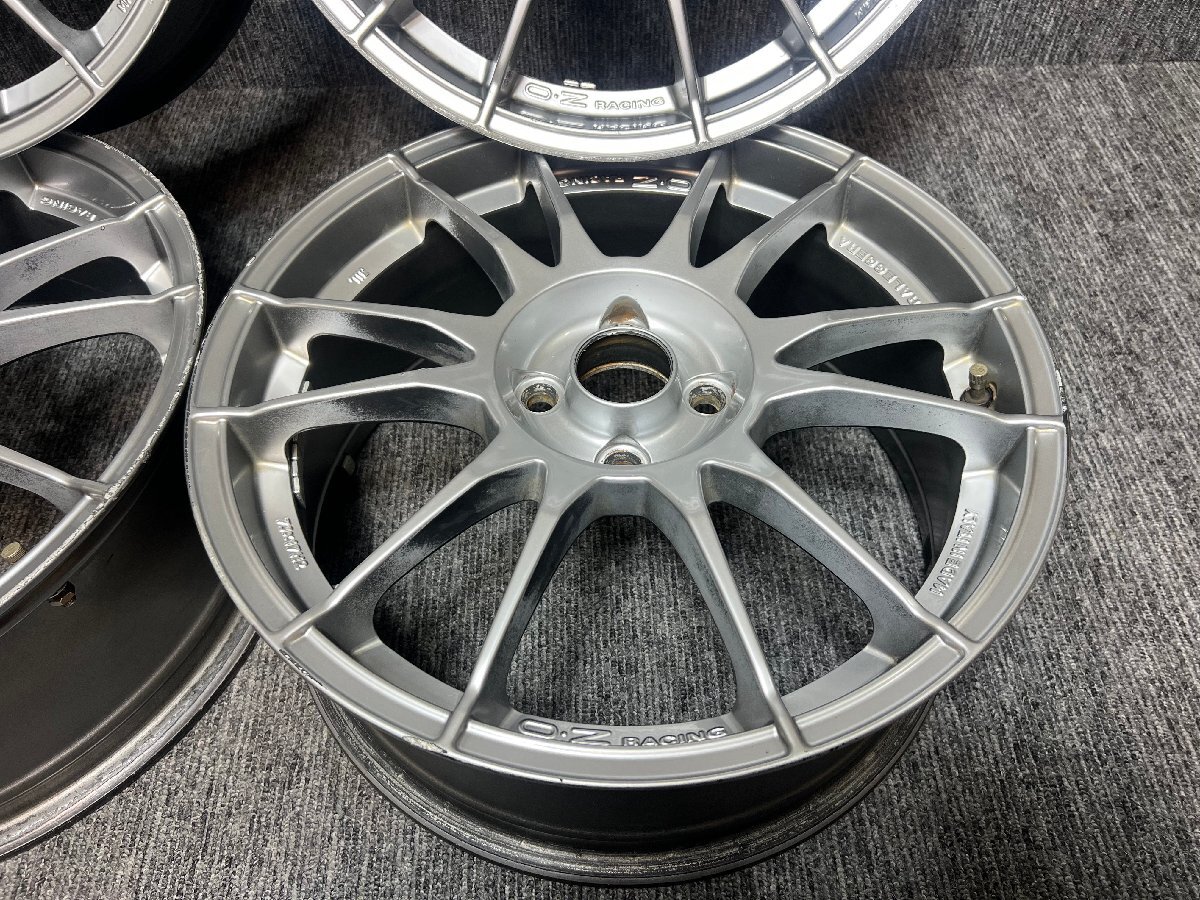 【13619】■O.Z RACING■17インチ アルミホイール 7J+44 PCD:100 4H 4本セット_画像5