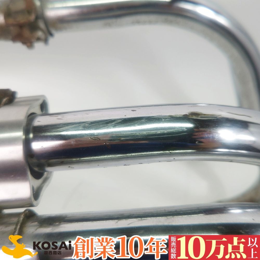 カワサキ　Z400FX　Z550LTD　純正　フルエキマフラー　 KHI KZ550 KZ400KE　錆あり　凹みあり_画像6