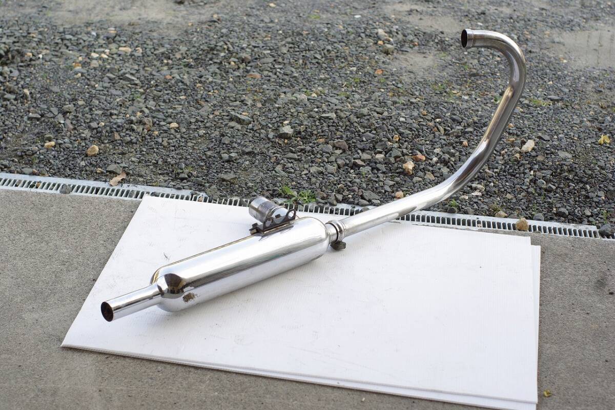 カワサキ W400 純正 マフラー 右側 KHI K 504 ガリキズ大_画像1