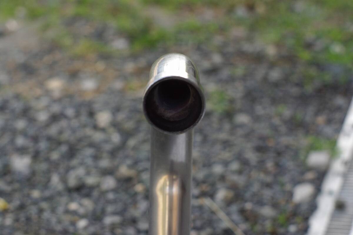 カワサキ W400 純正 マフラー 右側 KHI K 504 ガリキズ大_画像3