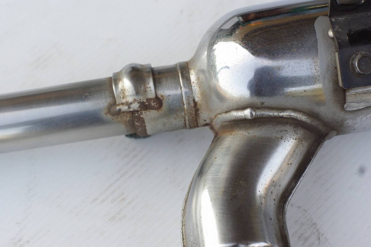 カワサキ W400 純正 マフラー 右側 KHI K 504 ガリキズ大_画像5