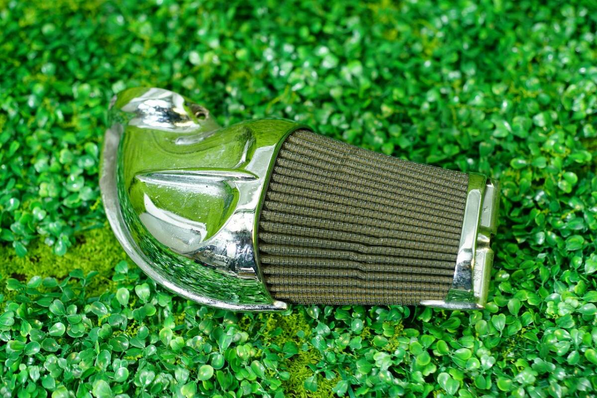 ハーレー　ソフテイル　ツーリング　ミルウォーキーエイト117エンジン用　純正　エアクリーナー　メッキ浮き_画像1