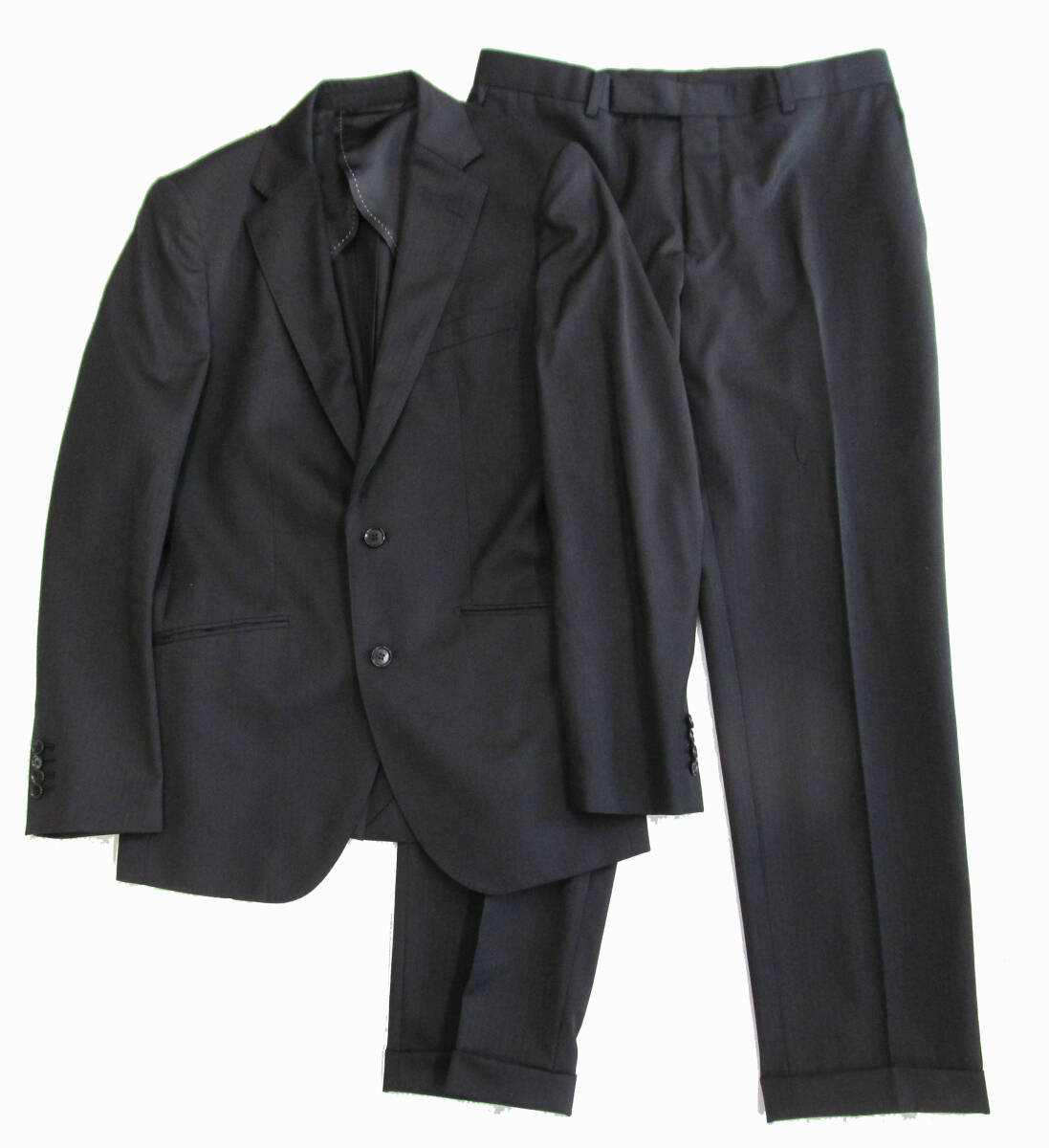 キャサリンハムネット KATHARINE HAMNETT LONDON ストライプ スーツ セットアップ 上下セット L kd_画像1