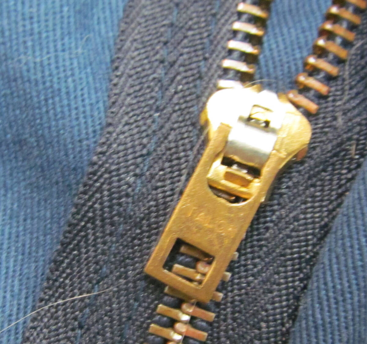 US古着 ディッキーズ TALONジップ 長袖 つなぎ ワークウエア 42SHORT F82_画像4