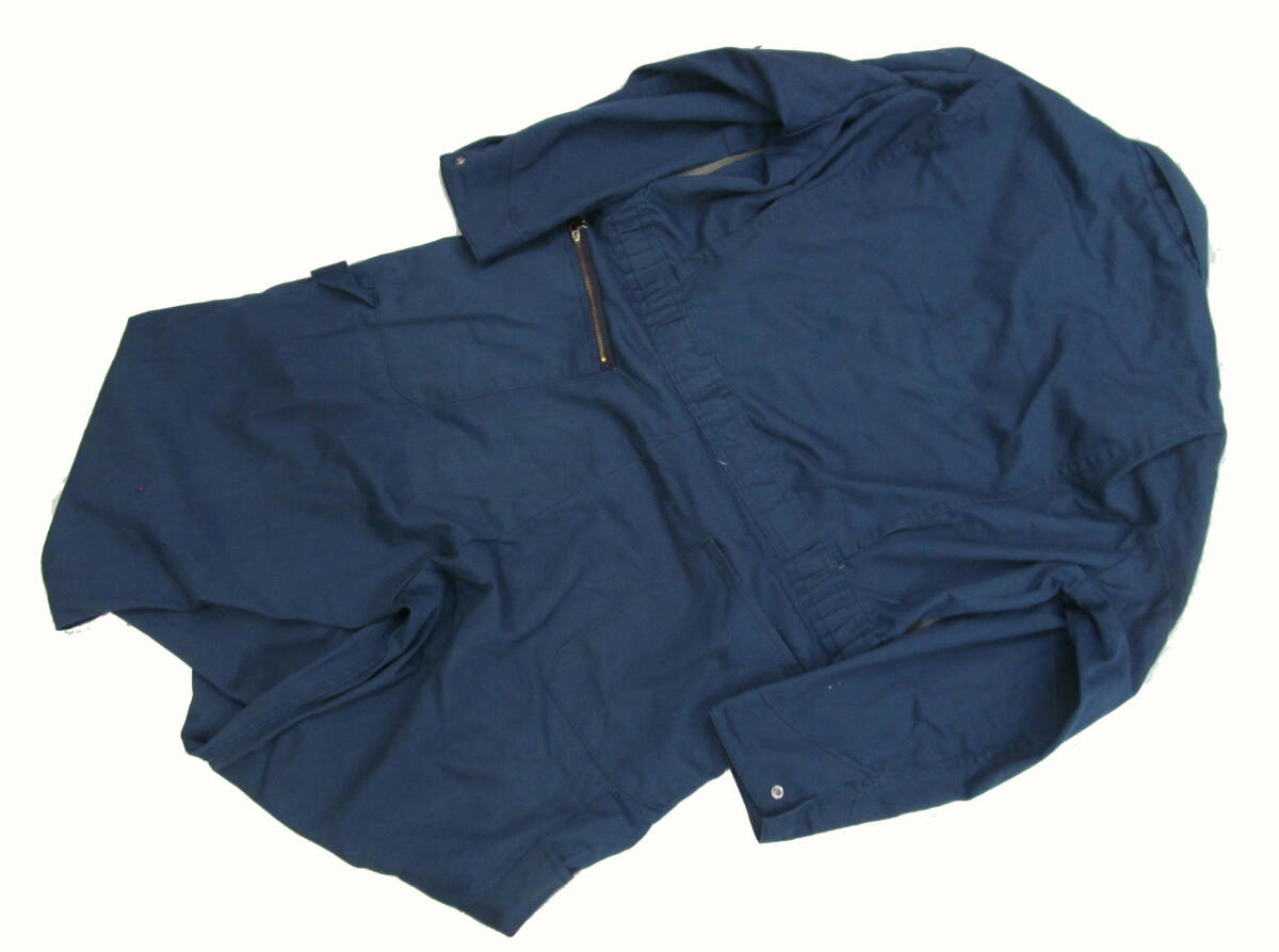 US古着 ディッキーズ TALONジップ 長袖 つなぎ ワークウエア 42SHORT F82_画像3