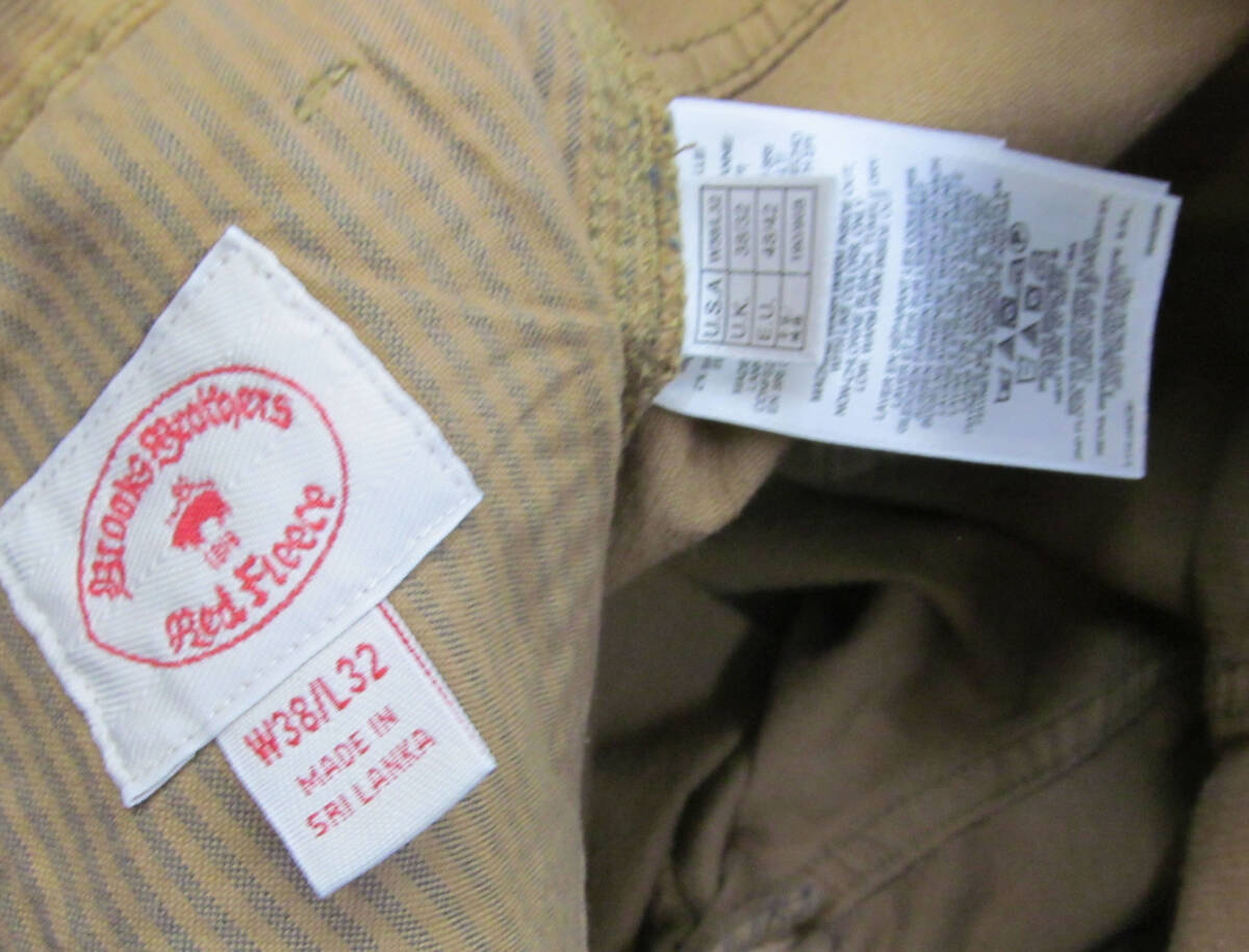  Brooks Brothers большой размер стрейч вельвет брюки 38 дюймовый F83