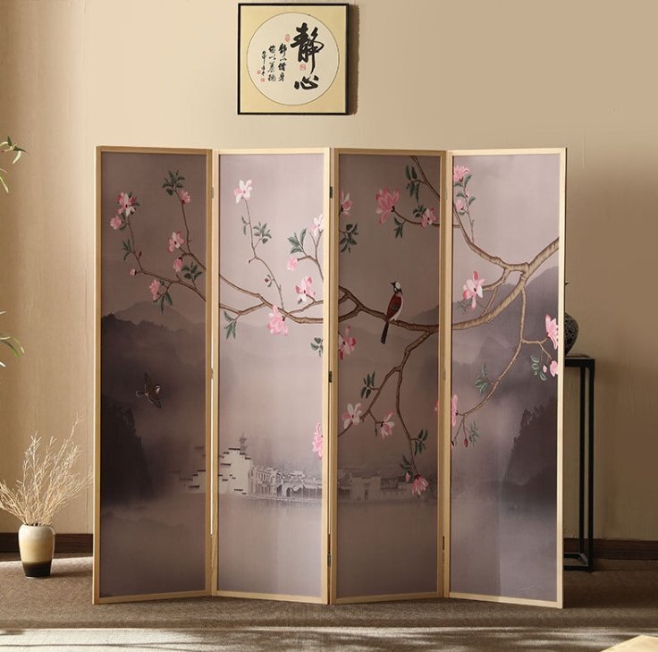  способ .. старый способ . сосна дерево дом. вход перемещение офис отель living офис складной ширма перегородка .