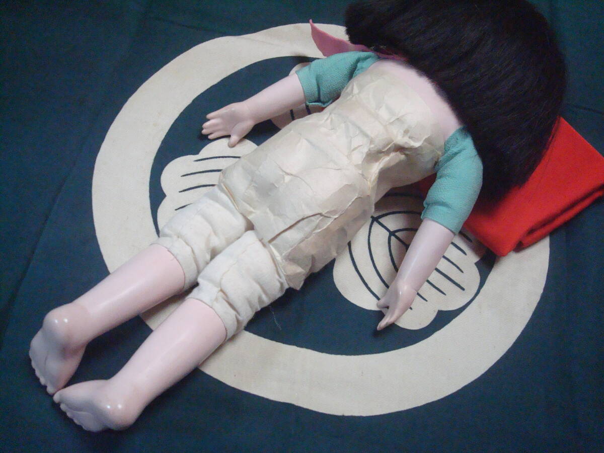 市松人形　昭和初期　人毛　10号　美品_画像5