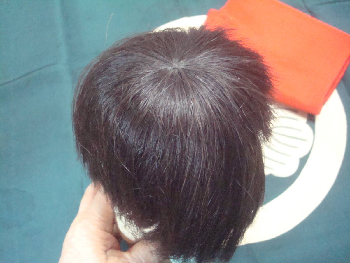 市松人形　昭和初期　人毛　10号　美品_画像9