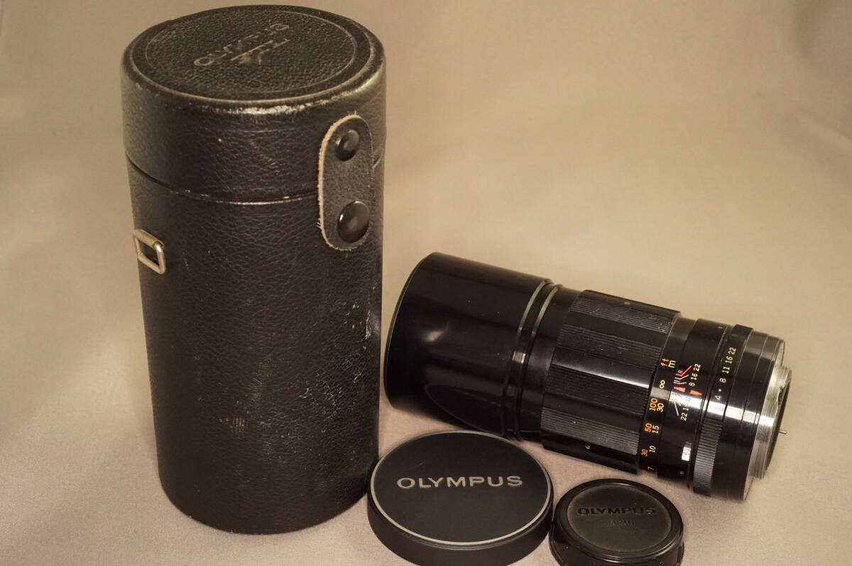 【OLYMPUS FTL用】OLYMPUS E.ZUIKO AUTO-T 200mm F4 希少品_画像1