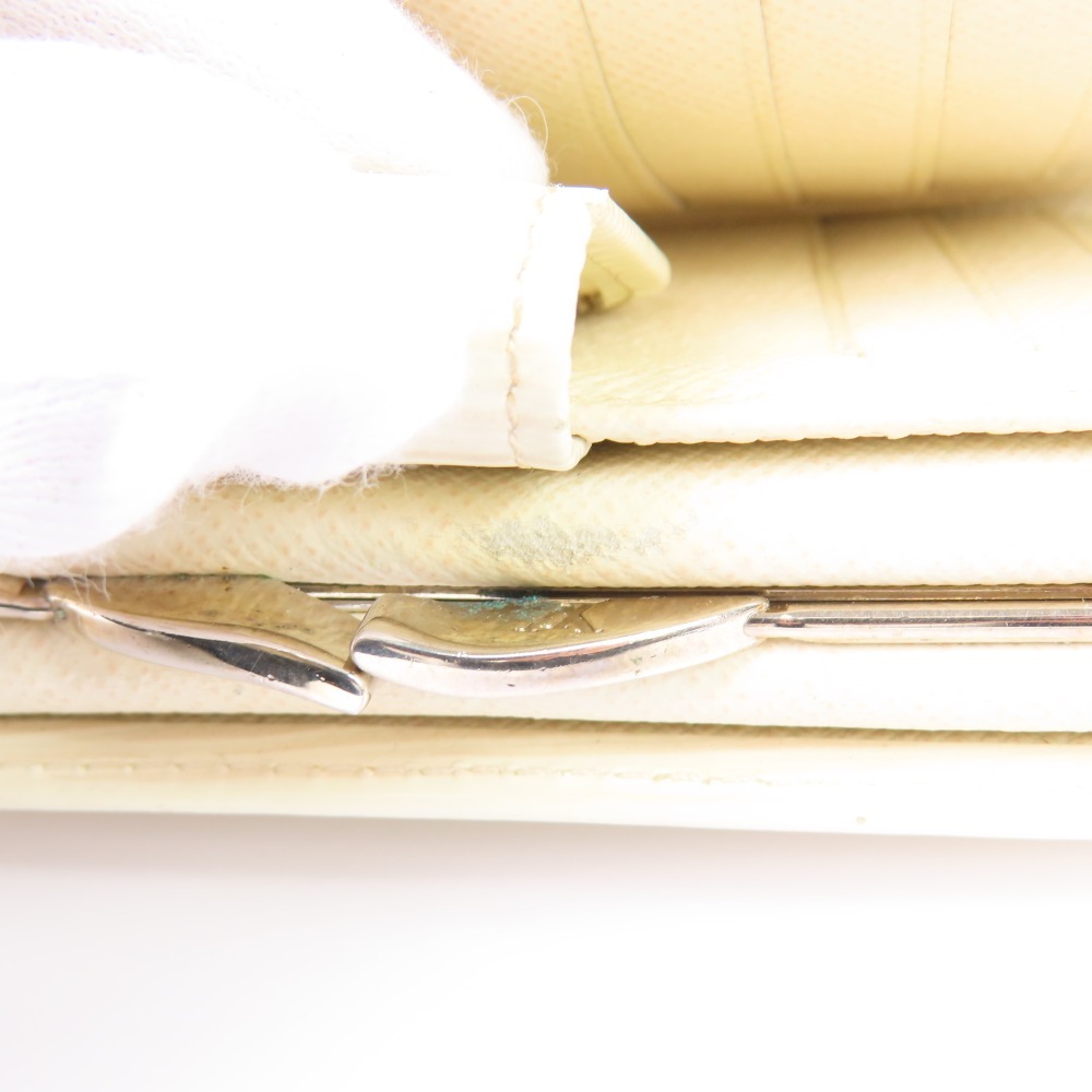 204055*1 иен старт *LOUIS VUITTON Louis Vuitton Nakami товар vi enowa камыш . бойцовая рыбка нет Vintage epi двойной бумажник кожа белый 