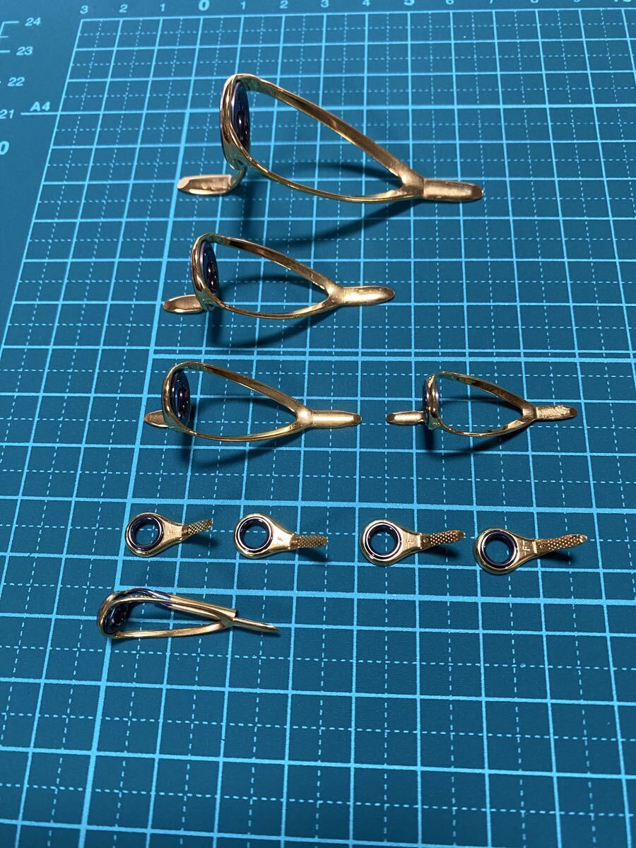 FUJI ガイド セット 貴重な金メッキ仕様。新品です!_画像2