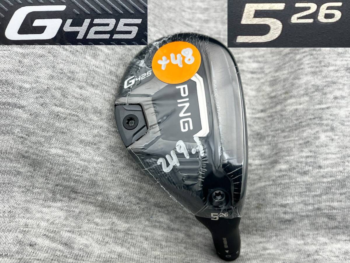 ☆CT248☆ ツアー支給品 WRX PROTO 2021 PING G425 HYBRID 5 26°(リアル 26.75°) スペックシート付き TOUR ISSUE_画像1