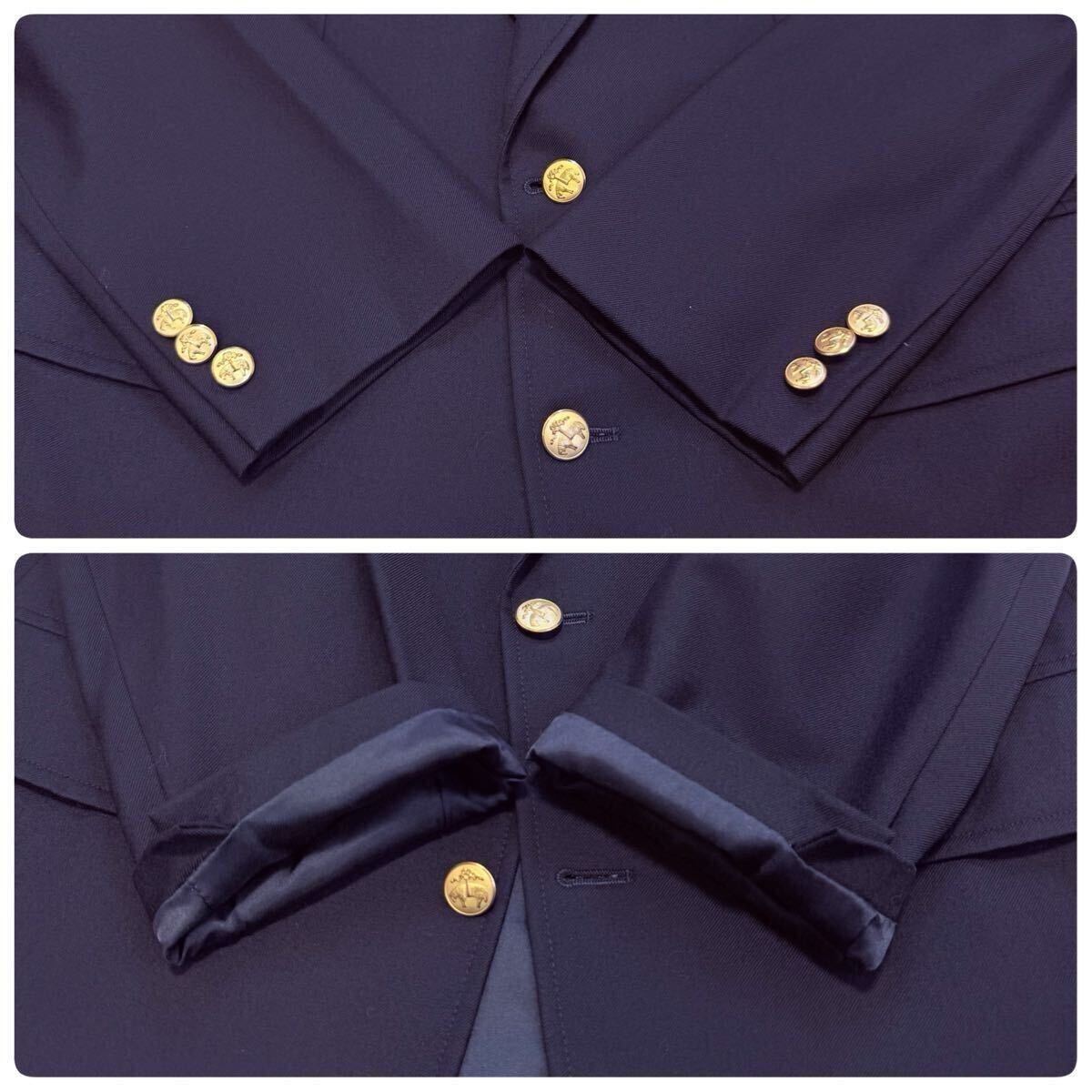 【美品/M-L相当】ブルックスブラザーズ BROOKS BROTHERS ESTABLISHED 1818 BROOKSEASE テーラードジャケット 金ボタン メンズ ブレザー_画像6
