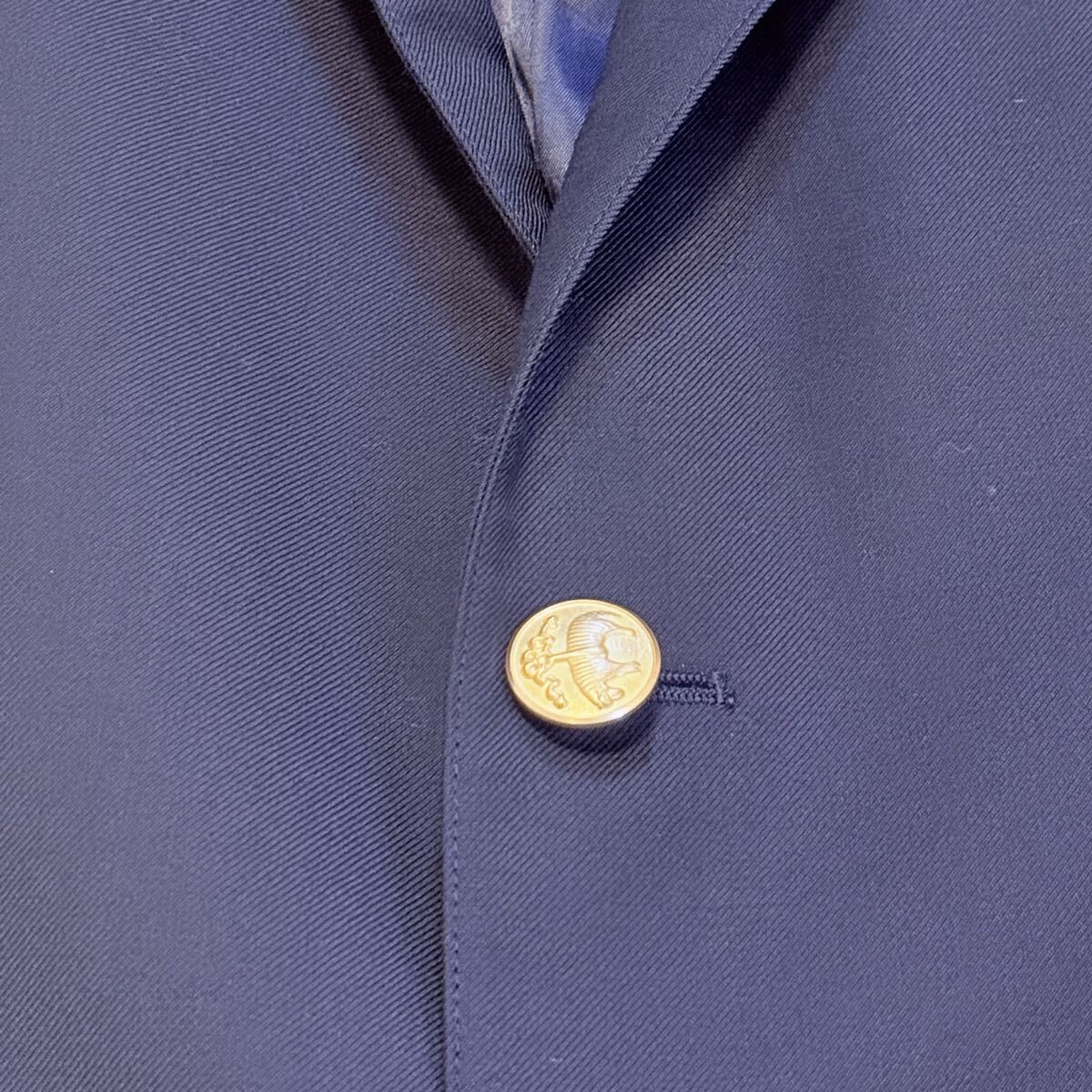 【美品/M-L相当】ブルックスブラザーズ BROOKS BROTHERS Tollegno 1900別注 テーラードジャケット 金ボタン メンズ ブレザー_画像7