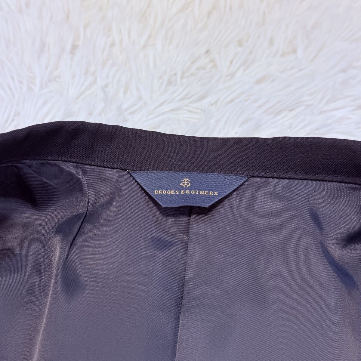 【美品/M-L相当】ブルックスブラザーズ BROOKS BROTHERS Tollegno 1900別注 テーラードジャケット 金ボタン メンズ ブレザー_画像8