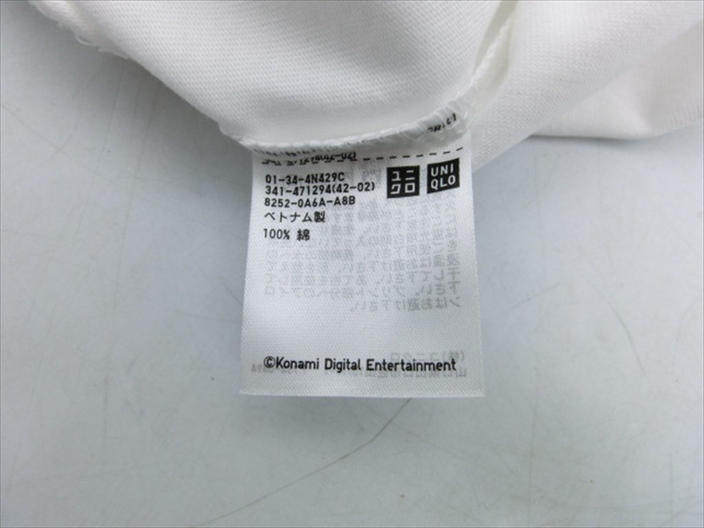 T【5s-29】【送料無料】美品タグ付き/ユニクロ×メタルギアソリッド/UT イラスト 半袖 Tシャツ ホワイト/メンズ/Lサイズ/コラボ商品_画像4